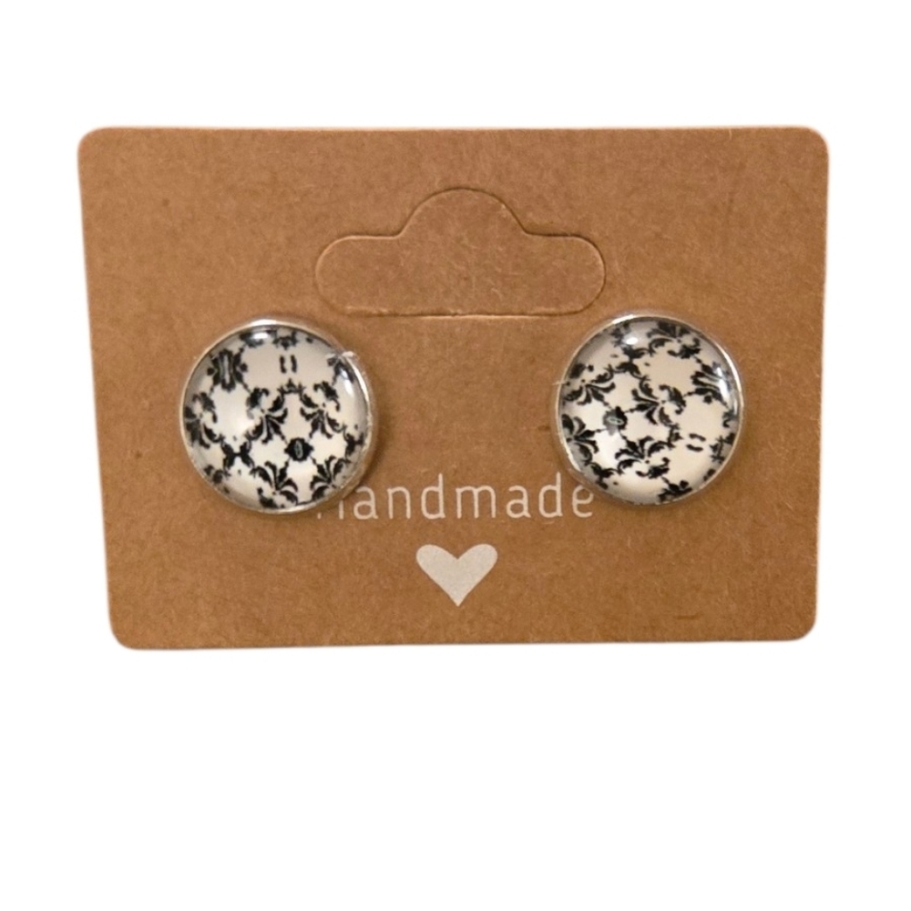 Black & White Pattern Earrings